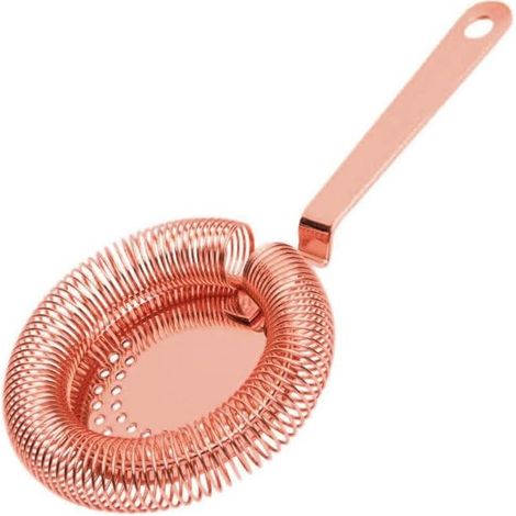 Passoire en Acier Inoxydable Passoire à Barre en Acier Inoxydable Passoire à Barre Fineing Passoire à Cocktail Professionnelle en Acier Inoxydable pour Barman(or rose) (1/2)