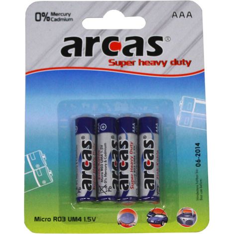 Arcas AAA/R03 Ultra robuste 4 pièces