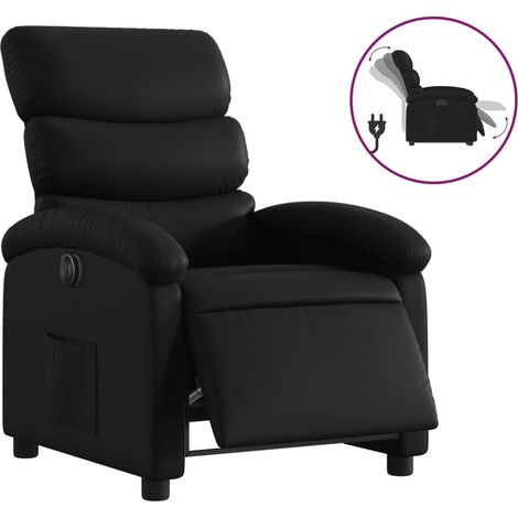 Maison Exclusive - Relaxsessel Elektrisch Schwarz Kunstleder