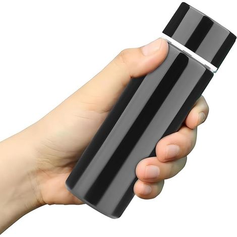 x 150 ml Borraccia in acciaio inossidabile Mini Thermos con coperchio Portatile per Uomo Donna Lavoro, Sport, Viaggi, Nero