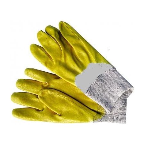 GUANTI IN GOMMA-NITRILE GIALLO