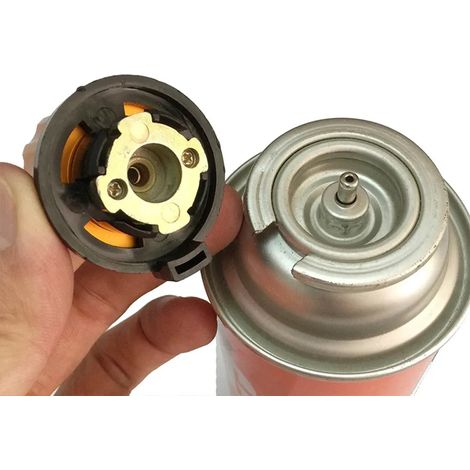 Adaptateur de recharge de propane, adaptateur pour cartouche de gaz en aluminium, accessoires portables adaptés aux pique-niques et à la cuisine en plein air, adaptés à la randonnée et à la survie, ré (1/4)