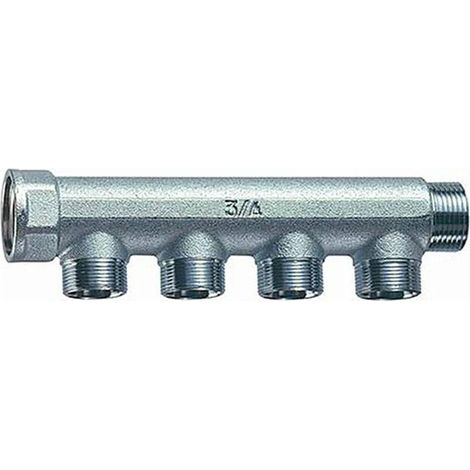 Far 3400 Collecteur 4 voies MF 3/4" pour systèmes de chauffage 3400 34 (1/2)