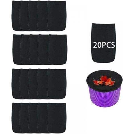 24x13cm 20 pcs Chaussette Skimmer PiscineChaussettes Filtre Piscine Pool Prefiltre Skimmer de SurfaceNettoyage et Accessoires pour Filet PiscineBalle Filtrante Floculant Panier Net Skim Flottan (1/5)