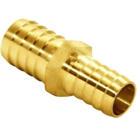 Raccord Réducteur Laiton 5/8 Pouces Vers 3/4 Pouces - Embout Cannelé - Pour Eau Carburant Air - Lot De 2 (1/5)