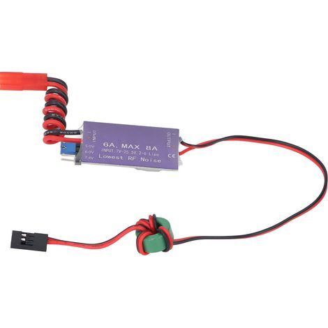 YWBL-WH Module de Régulateur de Tension Externe pour L'hélicoptère RC, Sortie Maximale 8A, Boucle Anti-interférence. (1/5)