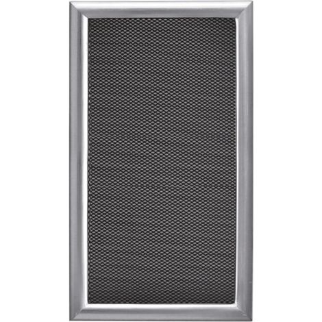 Grille de ventilation métallique avec cadre intégré 50 x 20 cm en acier  Ventilation et conduits (1/5)