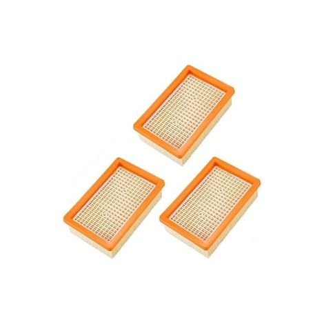 Lot de 3 filtres de rechange pour aspirateur KARCHER à plis plats MV4, MV5, MV6, WD4, WD5, WD6 et P Premium WD5 (1/4)