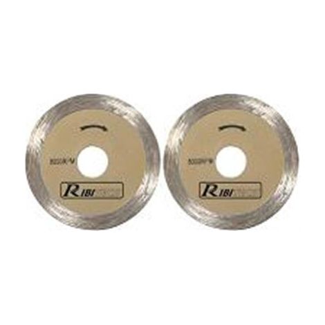 Ribimex – Lot de 2 disques diamentés 50.2mm – Épaisseur 0.8mm – Diamètre du trou 11mm – Pour découpe carrelage et faïence (1/3)