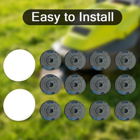 Bobines de rechange pour tondeuse RYOBI avec capuchon (1/5)