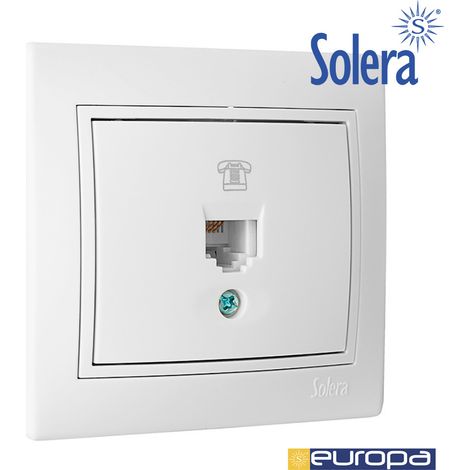 Presa Telefonica RJ11 Serie Europa Solera ERP84U