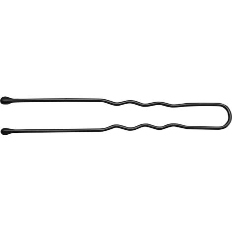 Chignon per parrucchieri E-65 300 pezzi. 5 cm nero (1/3)