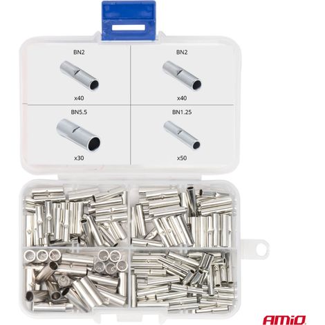 Kit de connecteurs de câbles BN1.25 BN2 BN5.5 (160 pièces) amio-04123 (1/5)