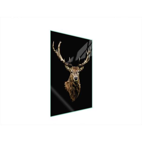 Glasschneidebrett 35x52 Hirsch (1/5)