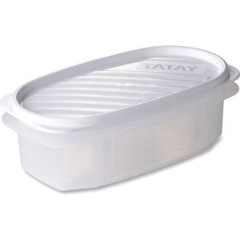 Boîte Alimentaire Plastique 0,5 L Flex, 18,4 x 9,7 x 6,1 cm (1/3)