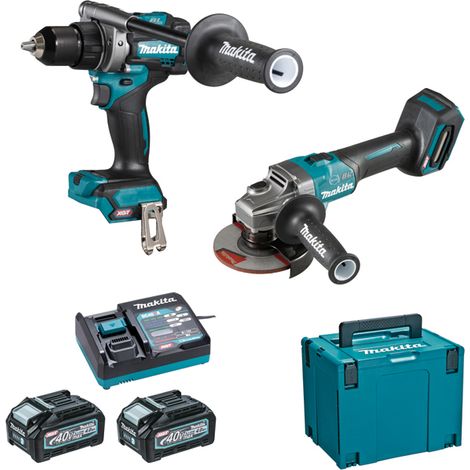 Satz von 2 Maschinen 40 V max Li-Ion 4 Ah XGT (DF001G + GA005G) MAKITA - DK0124G201 (1/5)