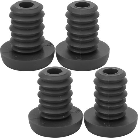 ZTTO Lenkergriffe, Schraublenkerenden, Polyestergummi, Fahrradzubehör, schwarz (1/5)