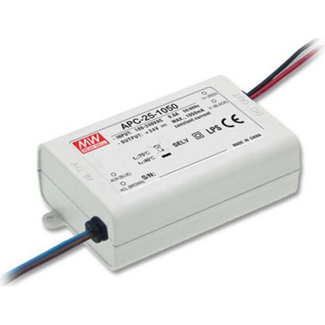 [NEUWERTIG] B-Ware Mean Well LED-Treiber Konstantstrom APC-25-700 25.2W 0.7A 11-36V nicht dimmbar (1/2)
