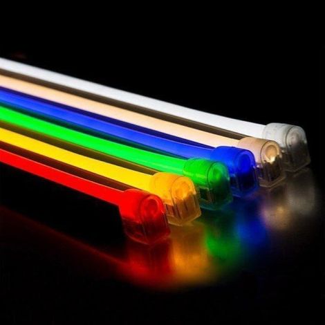 Néon Flexible LED Orange 24V IP65 120LED/m (vendu sur mesure au