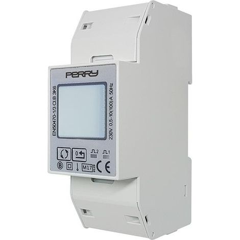 Contatore digitale monofase 2DIN 230Vac 100A Perry 1SDSD05CEM2DGT