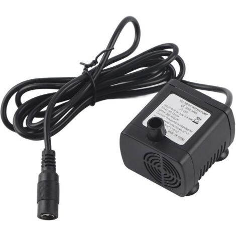Mini pompe à eau submersible solaire amphibie DC12 V pour fontaine et étang