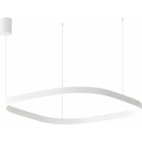 Lampadario moderno gea luce criseide s1g fcrsb9q led biemissione alluminio