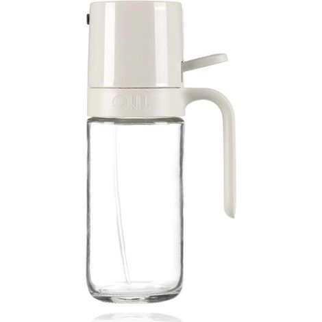 Flacon pulvérisateur d'huile en verre de qualité supérieure pour la cuisine, 250 ml, adapté à tous les types de cuisines, moderne et unique.-AquaForge (1/5)