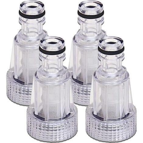 Filtro acqua CSPARCV a 4 pezzi per idropulitrice, filtro di ingresso acqua per idropulitrice, raccordi da giardino, compatibile con connettori da giardino (1/5)