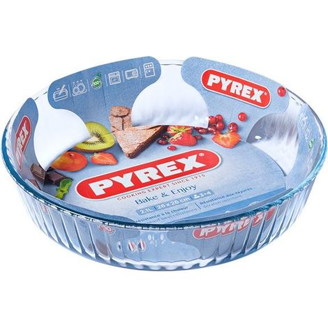 Pyrex Bake & Enjoy 26cm Fluted Quiche / Flan Dish (1/2)