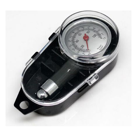 Manometro per pneumatici, manometro portatile da 100 Psi per pneumatici di camion, auto, SUV e moto.