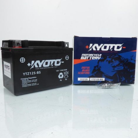 Batterie Kyoto pour Auto Yamaha 2012 YTZ12S-BS / 12V 11Ah Neuf (1/3)