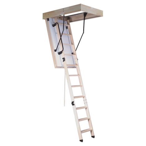 Escalier Escamotable Chalançon - Trappe Isolée 86 Mm, H Max 2m80 Caisson 140 X 60 Cm