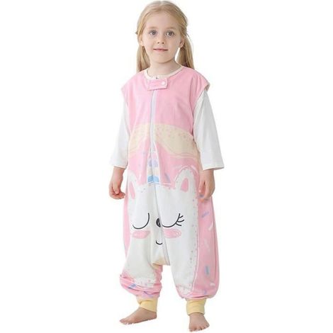 Sac de Couchage Enfant - Mixte - Coton Mélangé - Pour Hiver - 1 à 6 Ans - Rose (1/4)
