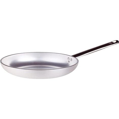 Pentole Agnelli Padella Svasata Alta, Alluminio, Argento, 40cm