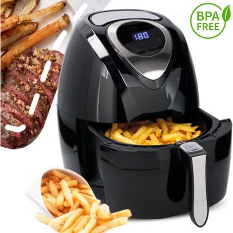 Friggitrice ad Aria Calda Senza Olio Airfryer XL Digitale 3.2 Lt Premium 1400W