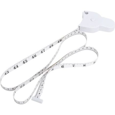Mètre ruban rétractable pour mesurer la taille du corps - - A ruban - Blanc (1/4)