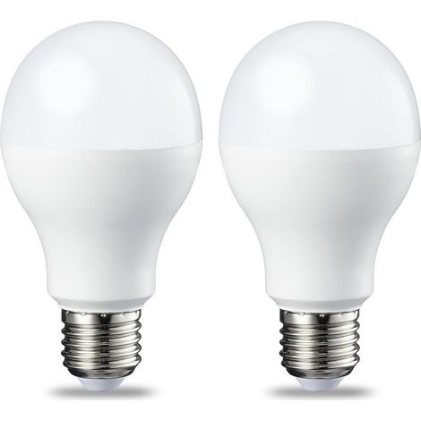 2er-Pack LED-Lampen, Edison-Schraubsockel E27, 13 W (entspricht 100 W), Kaltweiß, nicht dimmbar [Energieklasse E] (1/5)