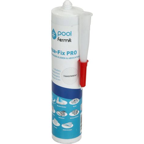 Mastic et colle pour piscine Aqua Fix Pro Transparent