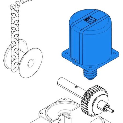 came pièce détachée groupe moteur cat-x 119rix025 (1/3)