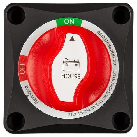 Interrupteur de coupure de batterie VBS127010010. Protection électrique optimale, compatible avec voitures, motos et équipements nautiques pour une utilisation sûre.