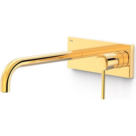 TRES 26230032OR STUDY Pieza Vista para Cuerpo Empotrado De Lavabo Color Oro 24K - ref: 26230032OR