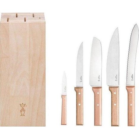 Opinel Parallèle bloque de cuchillos madera 22,5 cm ancho 12 (1/3)