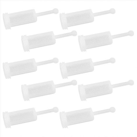 10 pots de filtre en plastique de type type, diamètre 11 mm (1/5)