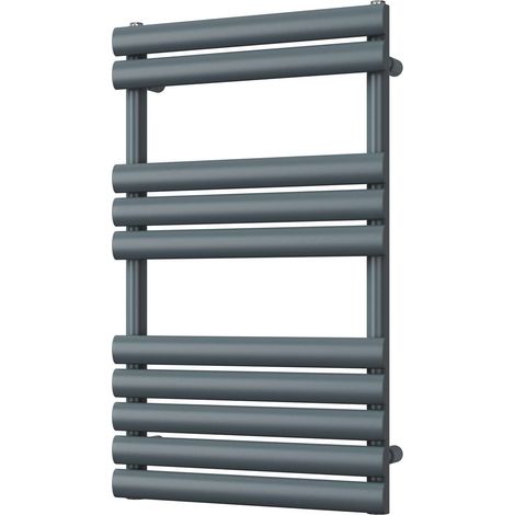 Omeara - Anthracite Towel Radiator - H825mm x W500mm (1/3)