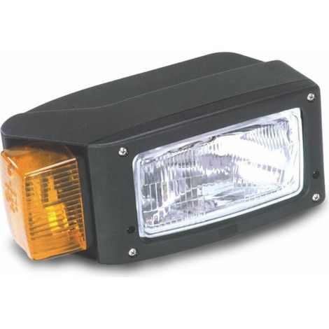 Lem Select – Phare avant 12V latéral droit – Éclairage LED – Feu de route et croisement – Plastique anticorrosion – Dimensions 127 x 265 x 120 mm