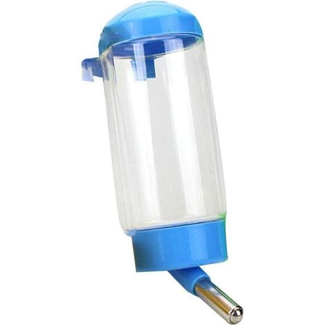 Abreuvoir Pour Lapin - Biberon 500 ML En Plastique Transparent Avec Bec En Acier Inoxydable - Pour Hamster Cochon D Inde Furet Gerbille Chinchilla - 1 Piece (1/5)