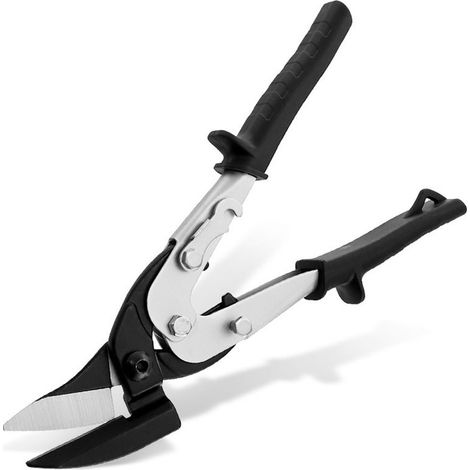 Ciseaux à tôle de 25 cm (10 po) robustes, en acier au chrome-molybdène, outil manuel (1/5)