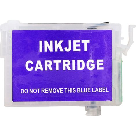 Cartouche d'encre rechargeable pour imprimante Stylus S22 SX125 SX130 SX230 SX235W SX420W SX425W, noir (T1281) (1/5)
