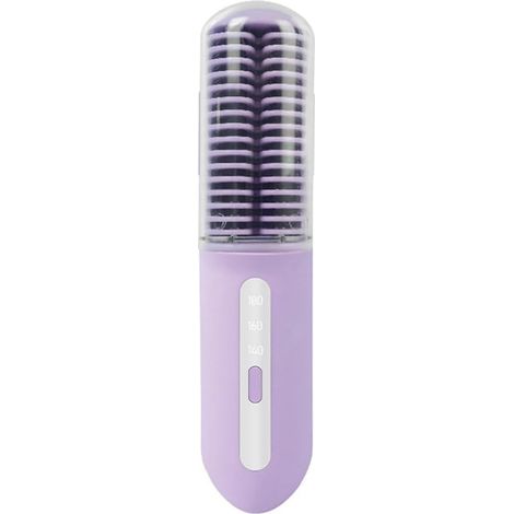 Coiffeurs à Cheveux Raides Sans Peignés Ion un Rouleau Bouclé Droit Dortoir Peigne Électrique Peigne (1/5)