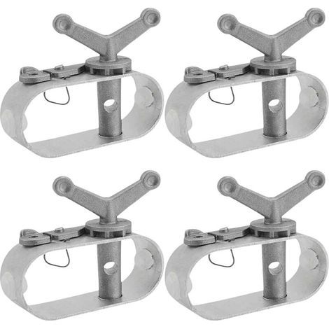 Wäscheleinenspanner für den Außenbereich, Zaunspanner, 4-teiliger Wäscheleinenspanner, Kabelspanner aus Aluminiumlegierung, Stahldrahtspanner für Poolabdeckungen, Sonnenschirme, Campingzelte (1/5)